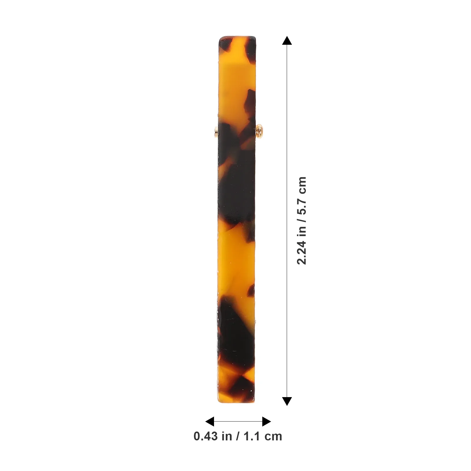 6Pcs Hair Clips Duck Billed Stylish Printed Design Lightweight Acetate Acrylic Hair Styling Accessories for Sectioning Makeup