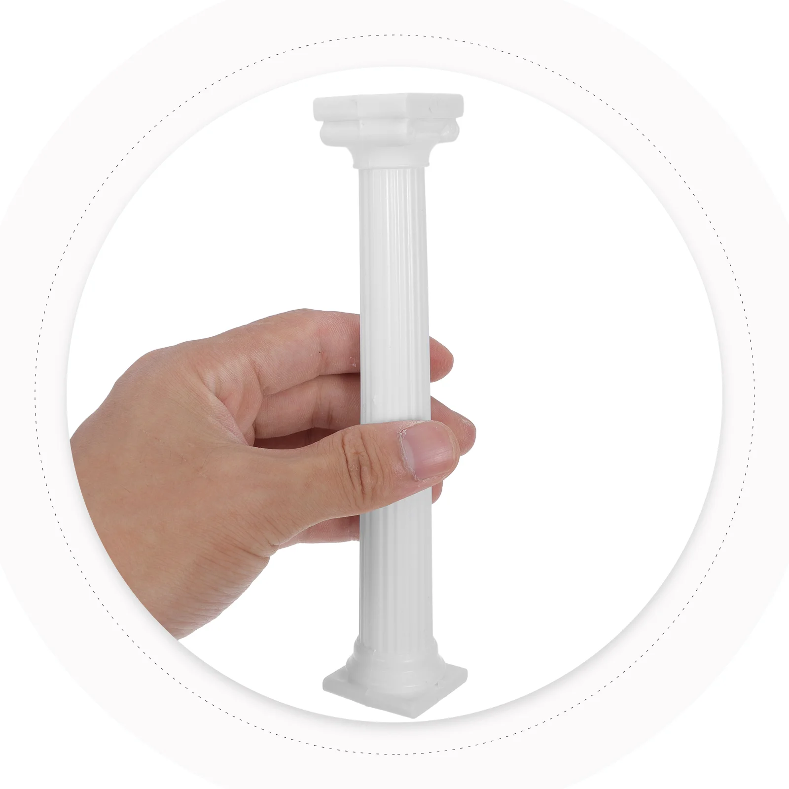 8 Pcs Roman Pillar Cake Stand Tier Display Desert Table Decorative Column Wedding Tools Plastic Pillars Baby