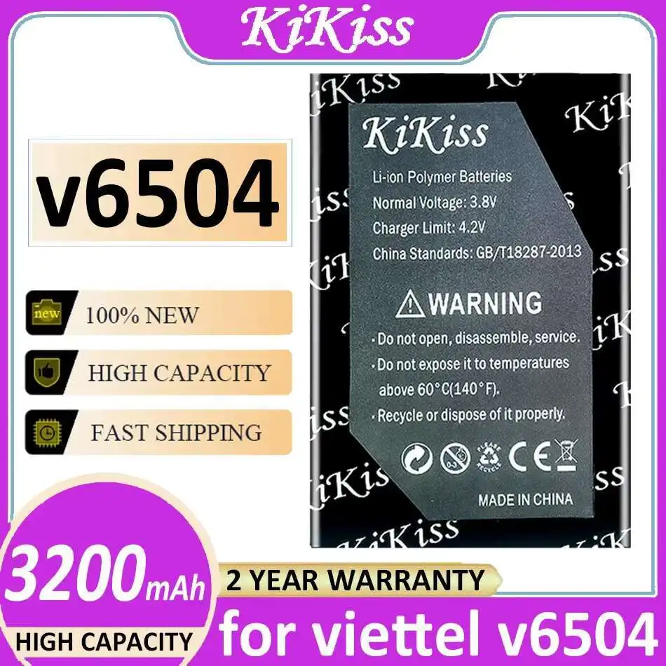 

High-Efficiency Lightweight 3200Mah For Viettel V6504 Mobile Phone Battery