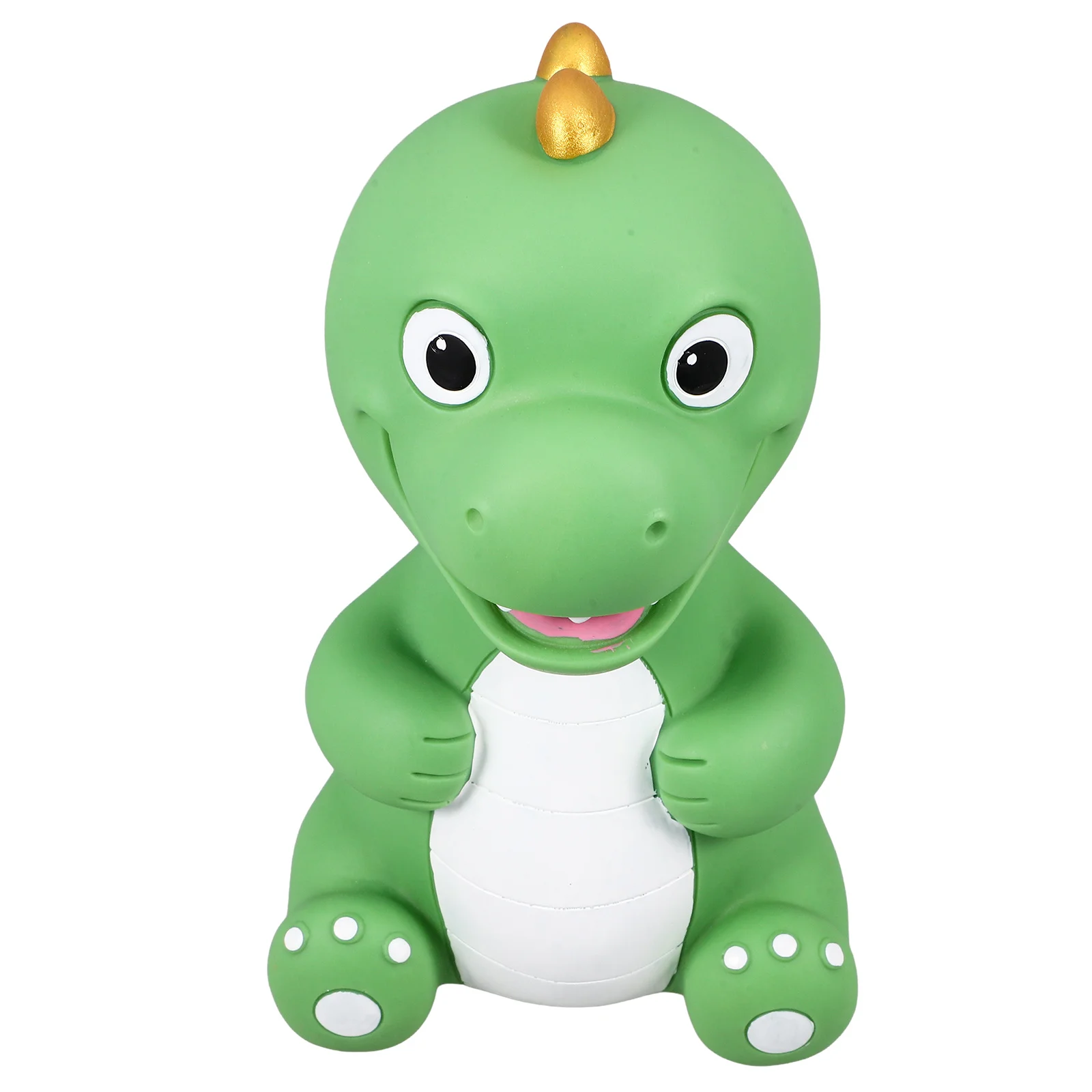 

Stable Flat Bottom Dinosaur Shaped Piggy Bank Vinyl Money Pot for Room Study Living Bedroom Decoration Gift