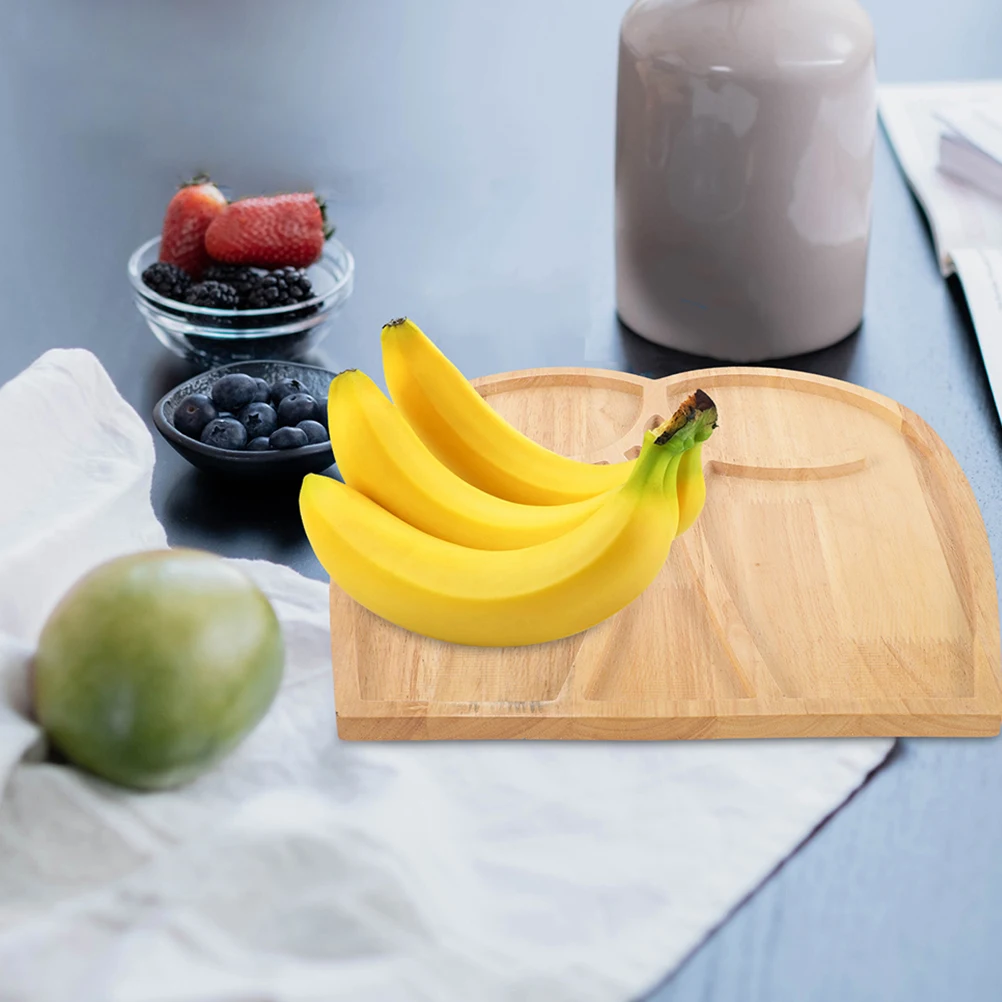 

Creative Wooden Tray Sturdy Large Portable Decorative Wood Trays For Serving Food Camping Picnic Outdoor Party Wood Platter