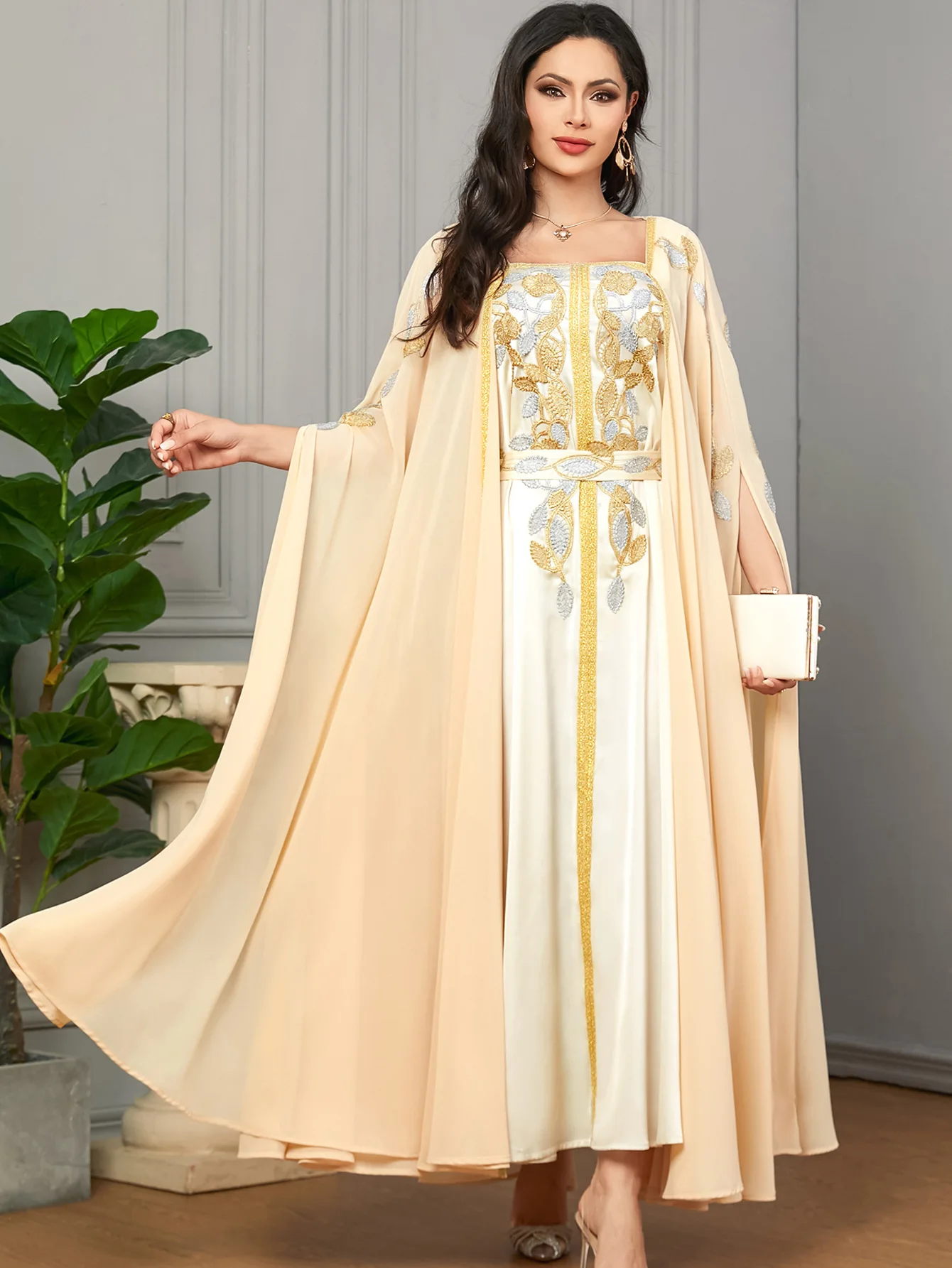 

Eid Muslim Party Dress Women Bat Sleeve Loose Jalabiya Abaya Ramadan Long Dresses Abayas Robe Caftan Vestidos Largos 2024