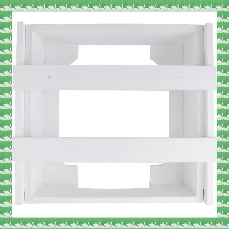 

10-Inch Dipensers Holders Under Cabinet Bamboo Plates Holder, Kitchen Counter Vertical Plate White