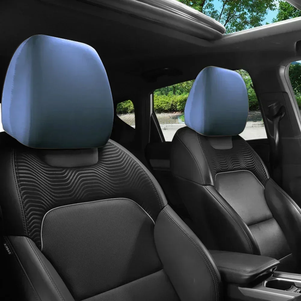 Universal Car Seat Cover Premium Cloth Headrest Cover Decoration Anti-Dirty For Car Truck SUV Car Accessories Headrest Cover