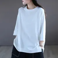 Loose Thin round Neck Sleeveless T-Shirt Commute Creative Front Print Solid Color Top Women's Fashion Summer Casual Wear