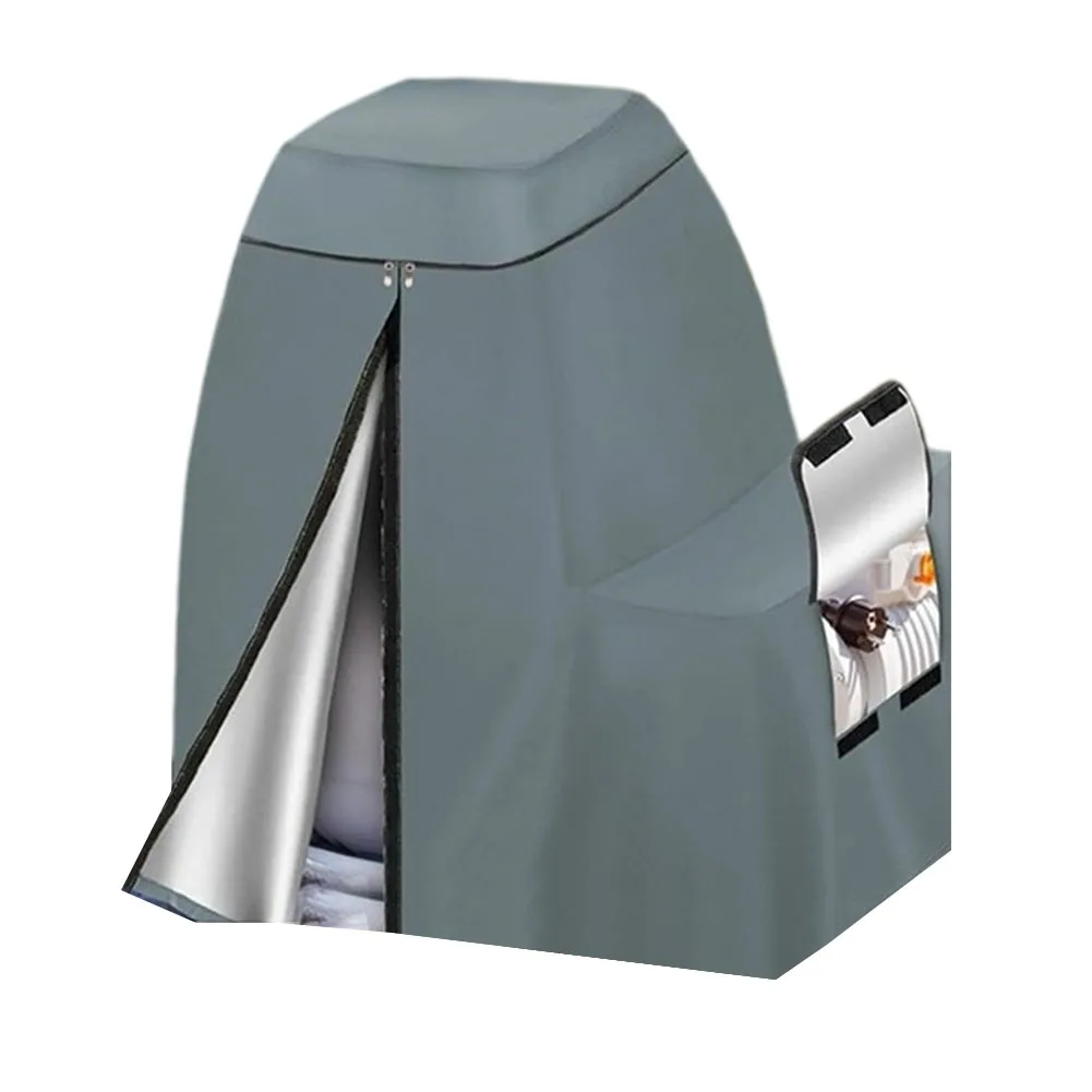 Weather Resistant Sand Filter Pump Cover in Oxford Cloth with Waterproof and UV Resistant Features Designed for 16in 18in Pumps