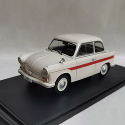 Diecast 1:24 Scale Trabant P50 Car Alloy Simulation Car Model Toy Collectible Ornaments