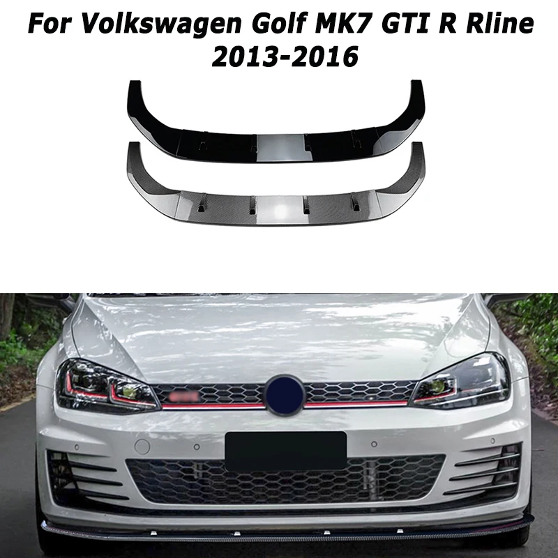

Car Front Bumper Lip For VW Volkswagen Golf MK7/7.5 GTI R Rline 2013-2019 Diffuser Splitter Spoiler Car Accessories Aftermarket