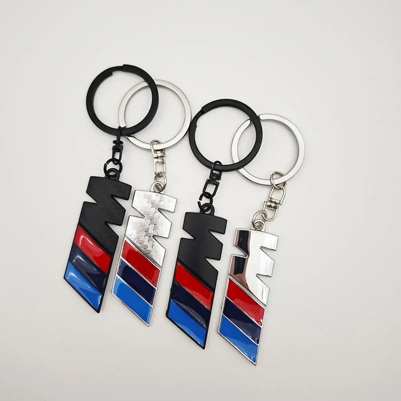 3D Metal M Logo Keychain Men Women Car Key Chain Keyrings BMW Emblem Badge for BMW E34 E39 M Power M2 M3 M4 M5 M6 M8 Accessories