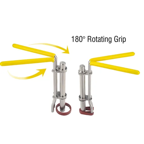 Imagen 2 del producto Herramienta de instalación de sello de aceite de cilindro hidráulico, alicates de junta de sello de aceite de acero inoxidable grueso, herramientas de desmontaje de mano, 3 uds.