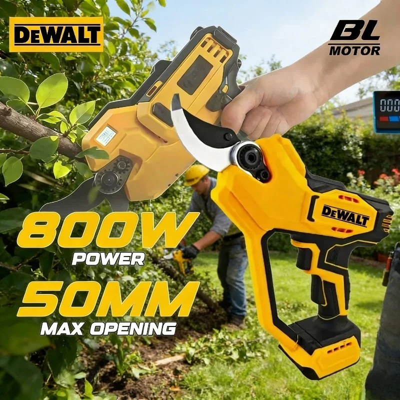 

Бесщеточные аккумуляторные секаторы DEWALT 35 мм, электрические ножницы для обрезки веток, мощный инструмент для аккумуляторов DEWALT