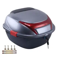 Motorcycle Trunk Box Motorbike Trunk Storage Top Carrier Ergonomic Case Large Motorcycle Storage Top Carrier Waterproof Case