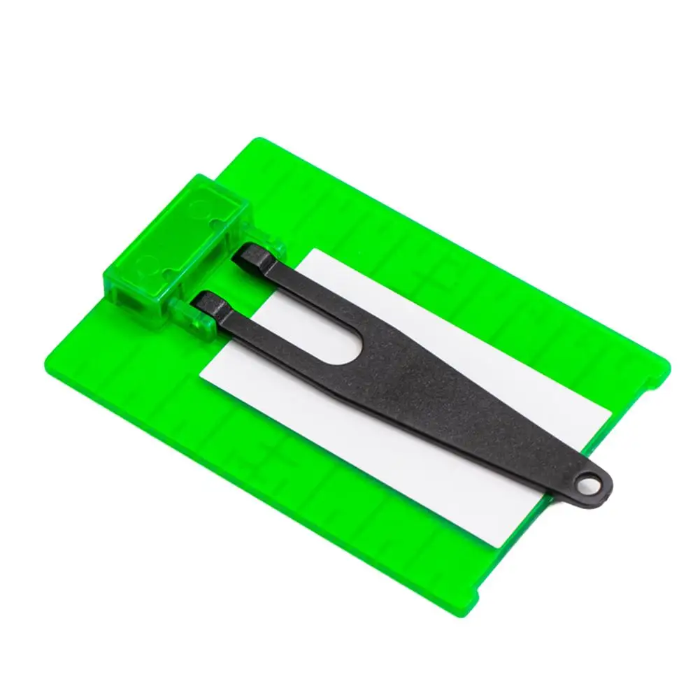 Scheda target di livello verticale/orizzontale da 3 pezzi Piastra di linea rossa/verde (verde)