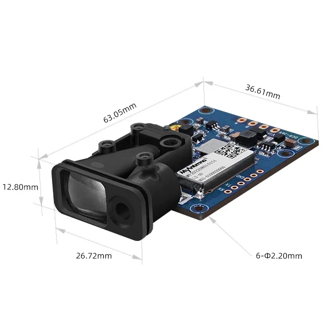 

40 80mm Laser Range Finder Sensor Module Waterproof Mini Laser Range Sensor for Warehouse Measurement