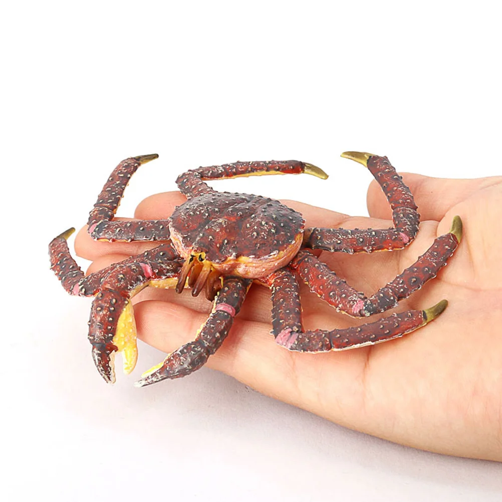 Miniature Crab Decorations for Home Simulation Model Toy Simulated Marine Pretty Artificial Plastic Animals