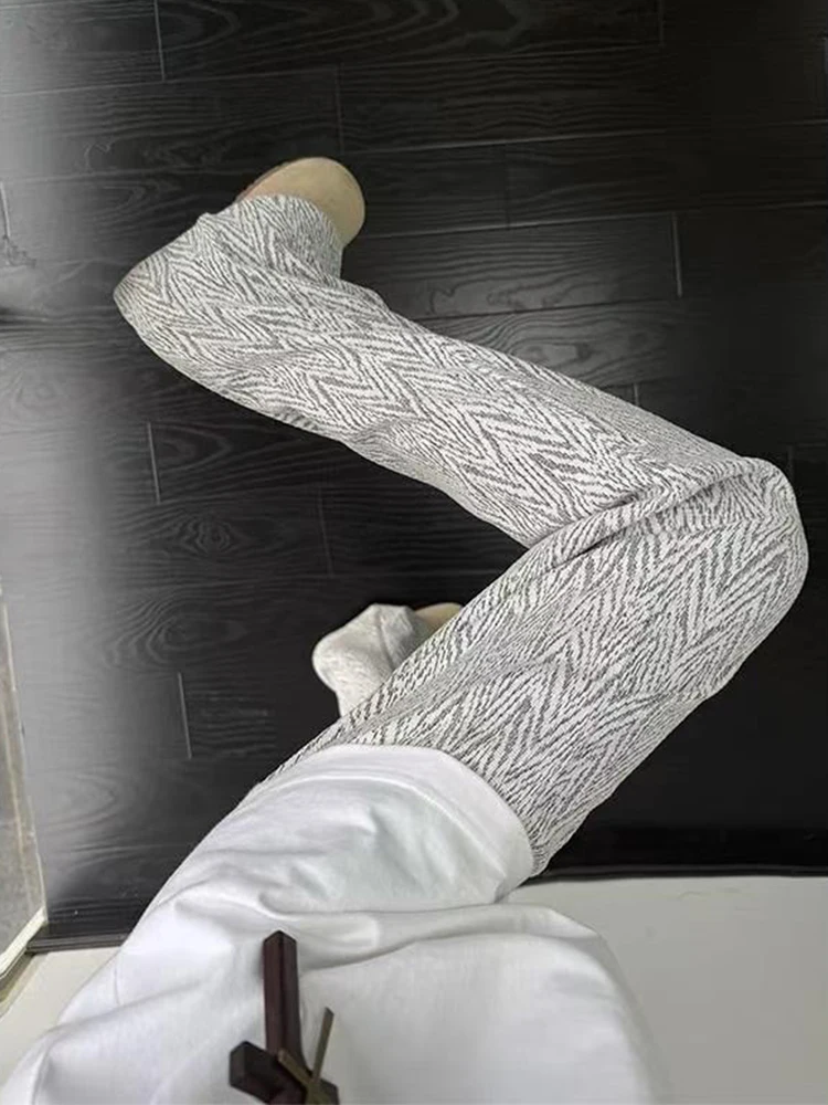 

American Retro Striped Straight Leg Sweatpants Men's Loose Casual Pants Korean Sle Autumn Loose Feeling Sports Leisure Long...