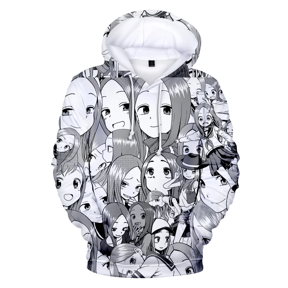 2022 Teasing Master Takagi-san Hoodie 3D Sweatshirt Long Sleeve Men Women's Hoodies Japanese Anime Clothes