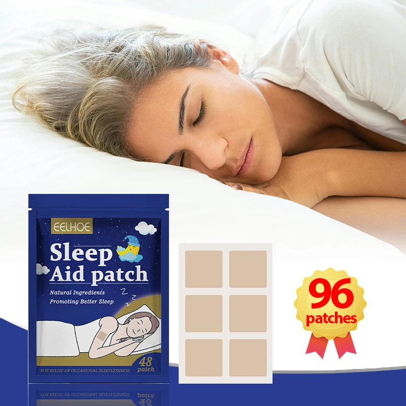 

48/96pcs Insomnia Sleep Aid Patch Hypnotic Relieve Anxiety Neurasthenia Soothing Decompression Help Improve Sleeping Sticker