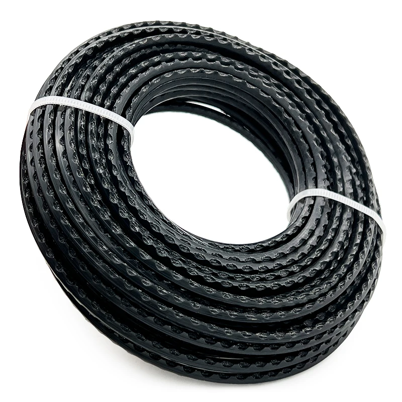 Accessoires pour outils de jardinage, pièces de coupe-herbe, couleur noire, ligne de coupe de 3,0 mm, 15 m