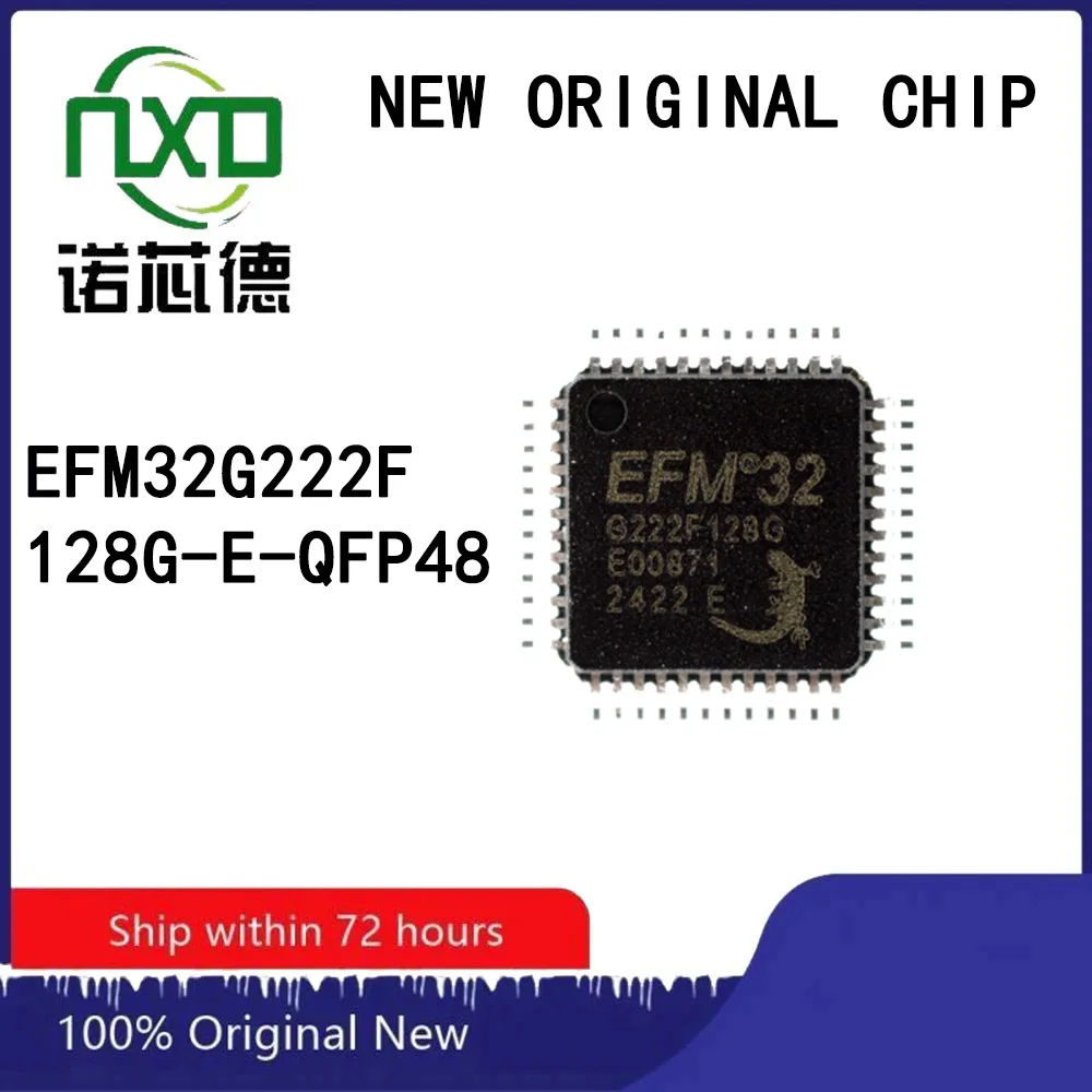 

5PCS/LOT EFM32G222F128G-E-QFP48 EFM32G222F128G SILICON QFP-48 Single-Chip Microcomputer (MCU/MPU/SOC) Genuine Original Products