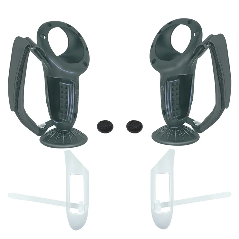 ل ميتا كويست 3 سيليكون غطاء الوجه توسيع تحكم سيليكون الغطاء الواقي غطاء للعدسات وسادة أنف للنظارة VR الملحقات