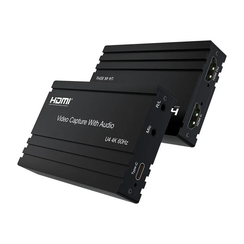 HD video capture 4K 60hz Type C With Audio HDTV to Type-c Gaming Video Capture Card For OBS Vmix Live Streaming Video Recorder