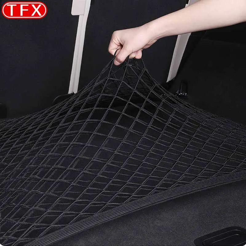 Per Lixiang L7 L8 L9 Car Styling Trunk Fixed Mesh Box Pocket portellone posteriore Storage Organizer Mesh Car accessori Auto incorporati