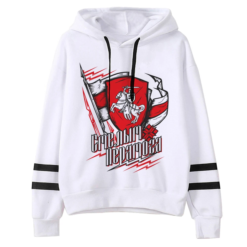 Weißrussland Hoodies Frauen Anime Sweatshirts Frauen Langarm Top Kapuze