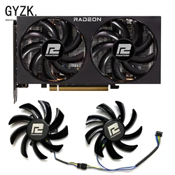 New For POWERCOLOR RX 5700 XT 6500XT 6600 6600XT 5700XT 6700 6700XT Fighter Competitive versiGraphics Card Replacement Fan