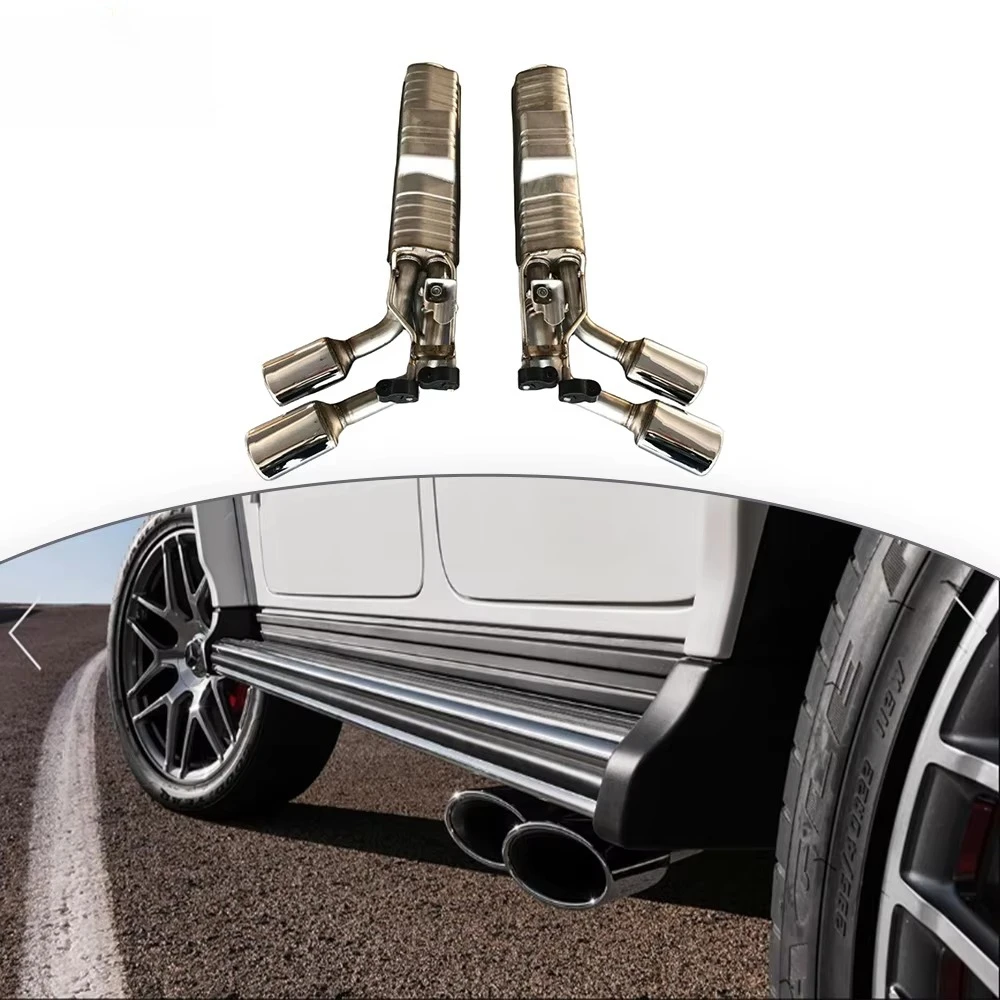

Титановый наконечник выхлопной трубы для Mercedes Benz G-Class W464 W463A G500 с титановой выхлопной системой из нержавеющей стали G500.