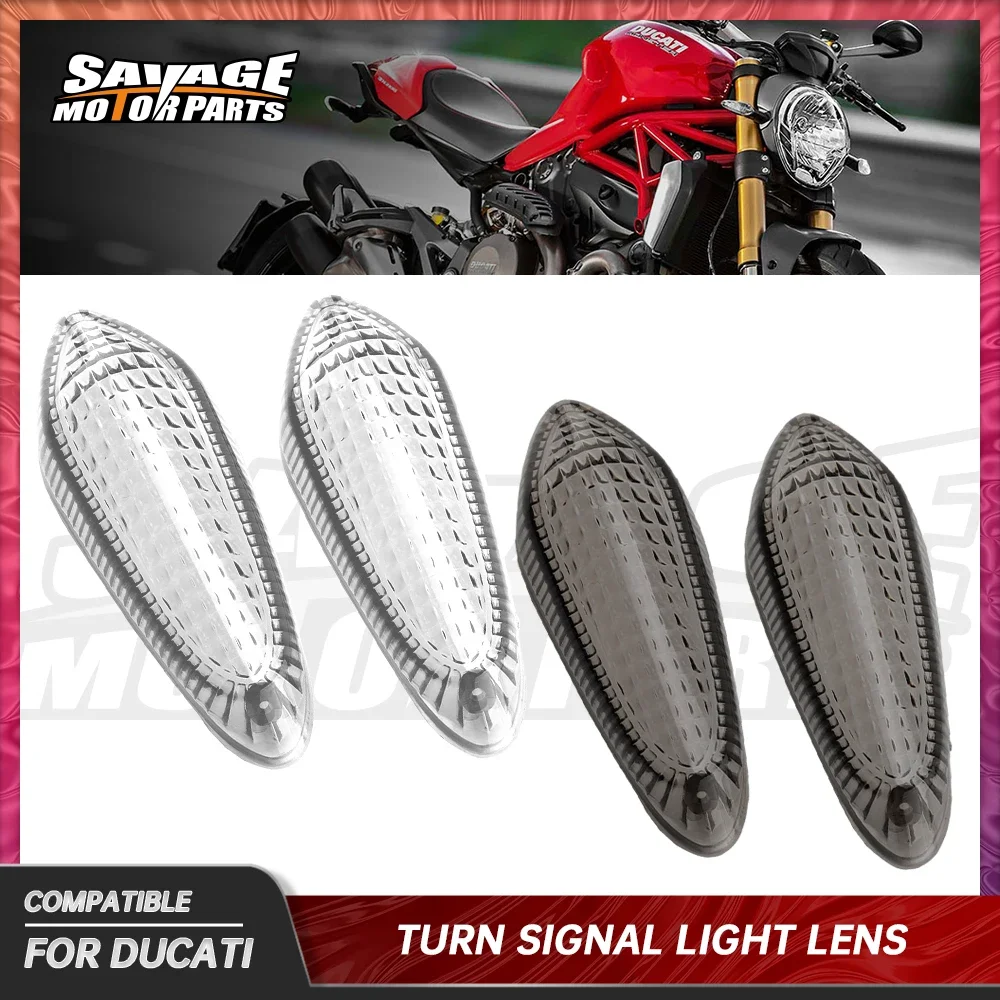 

Motorcycle Turn Signal Light Lens For DUCATI MONSTER 659 696 795 796 Streetfighter 848 1100/S /EVO Motor Lamps Housing Cover