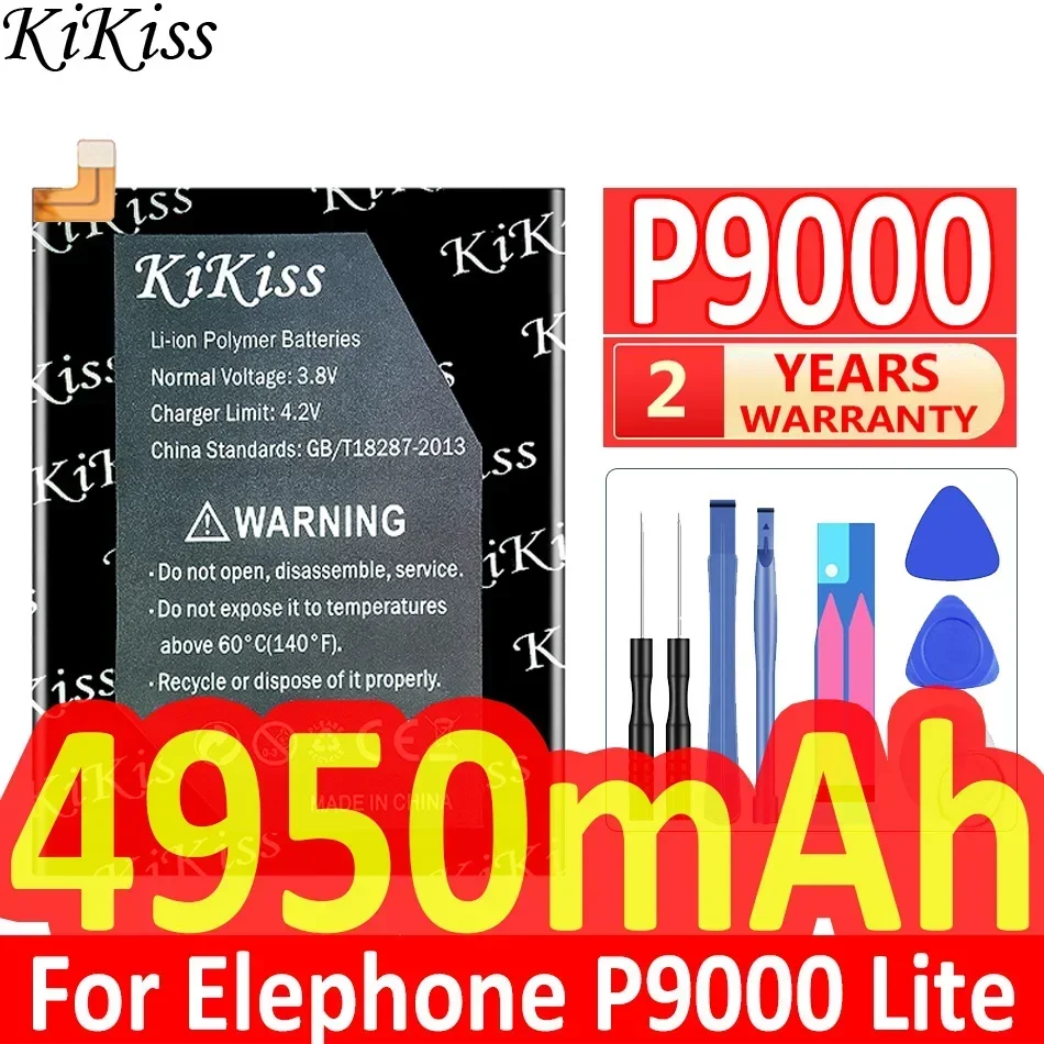 

Аккумулятор KiKiss 4950 мАч для Elephone P9000 Lite