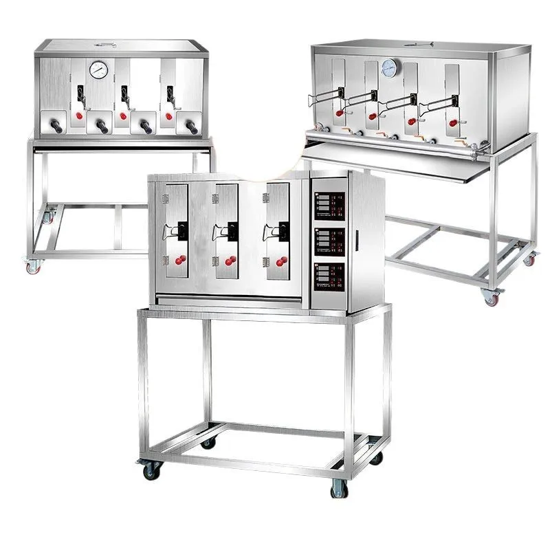 

Fish grill, commercial, smokeless charcoal fish grill, stainless steel, fully automatic