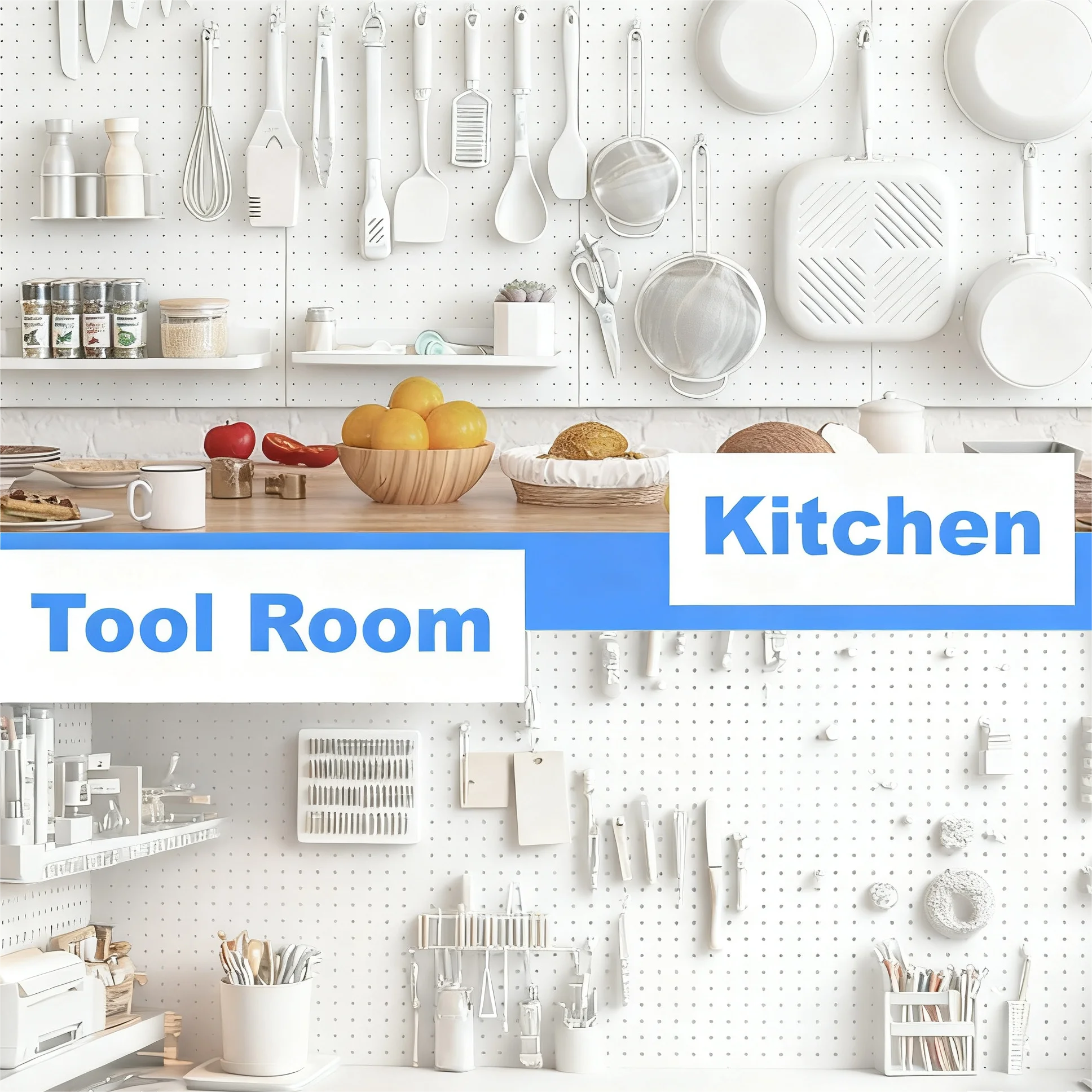 Metal Pegboard, 2 Panels + 24 - Workshop Tools Hanger recension och pris