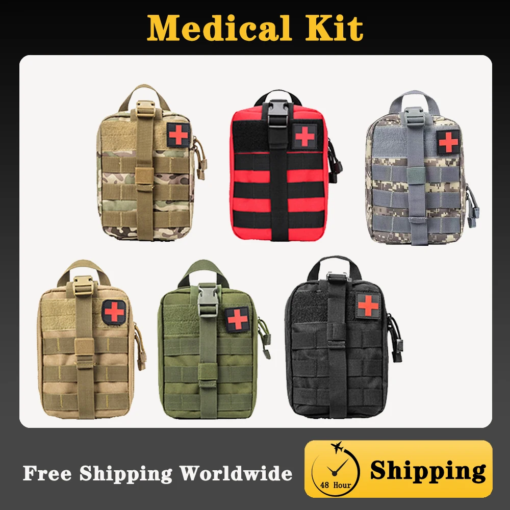 HOT!Rapid Deployment First Aid Kit   MOLLE Bag EDC Tactical Medical Bag Outdoor Hunting Survival Kit