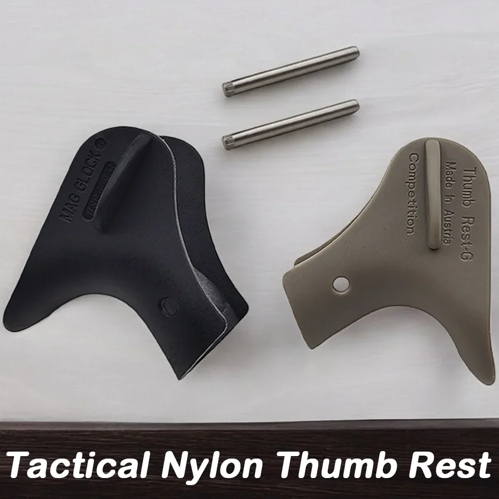 1Pc Glock G-Series Pistol Tactical Nylon Thumb Rest Antislip Plastic Thumb Pad Outdoor Hunting Toy Gun Accessories Men