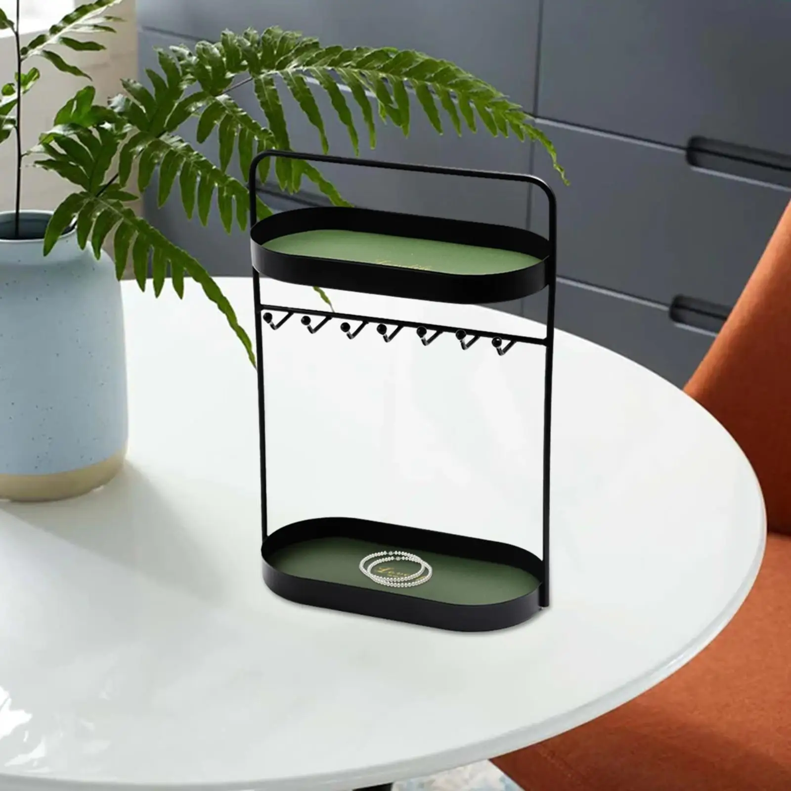 

Настольный держатель для ключей для прихожей, входной комод, стойка для хранения ключей, ювелирная стойка