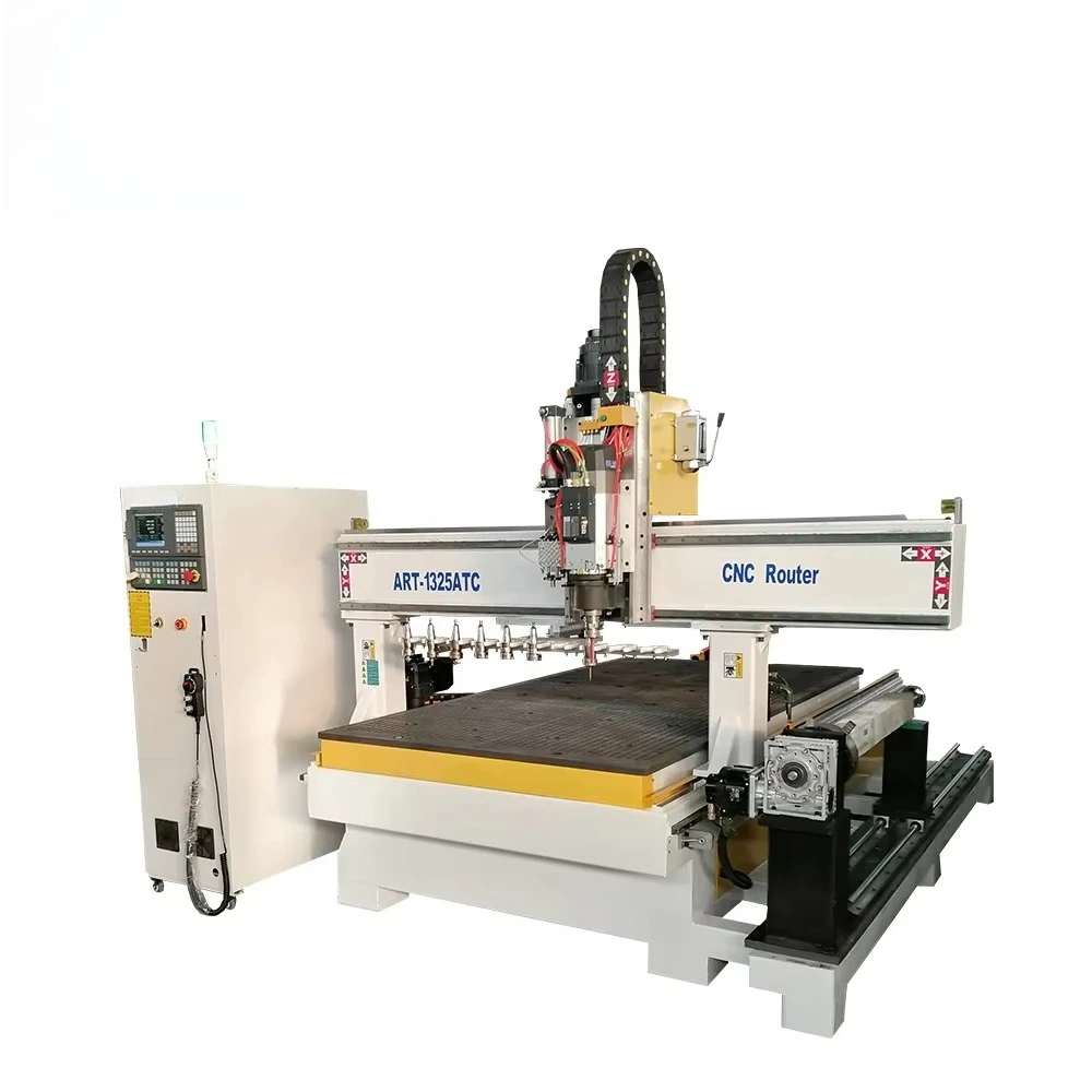 Best Price Large Size 1325 1530 2030 2040 4 Axis 3d Atc Cnc Router Wood Acrylic Woodworking Engraving Machine for Furniture view 5