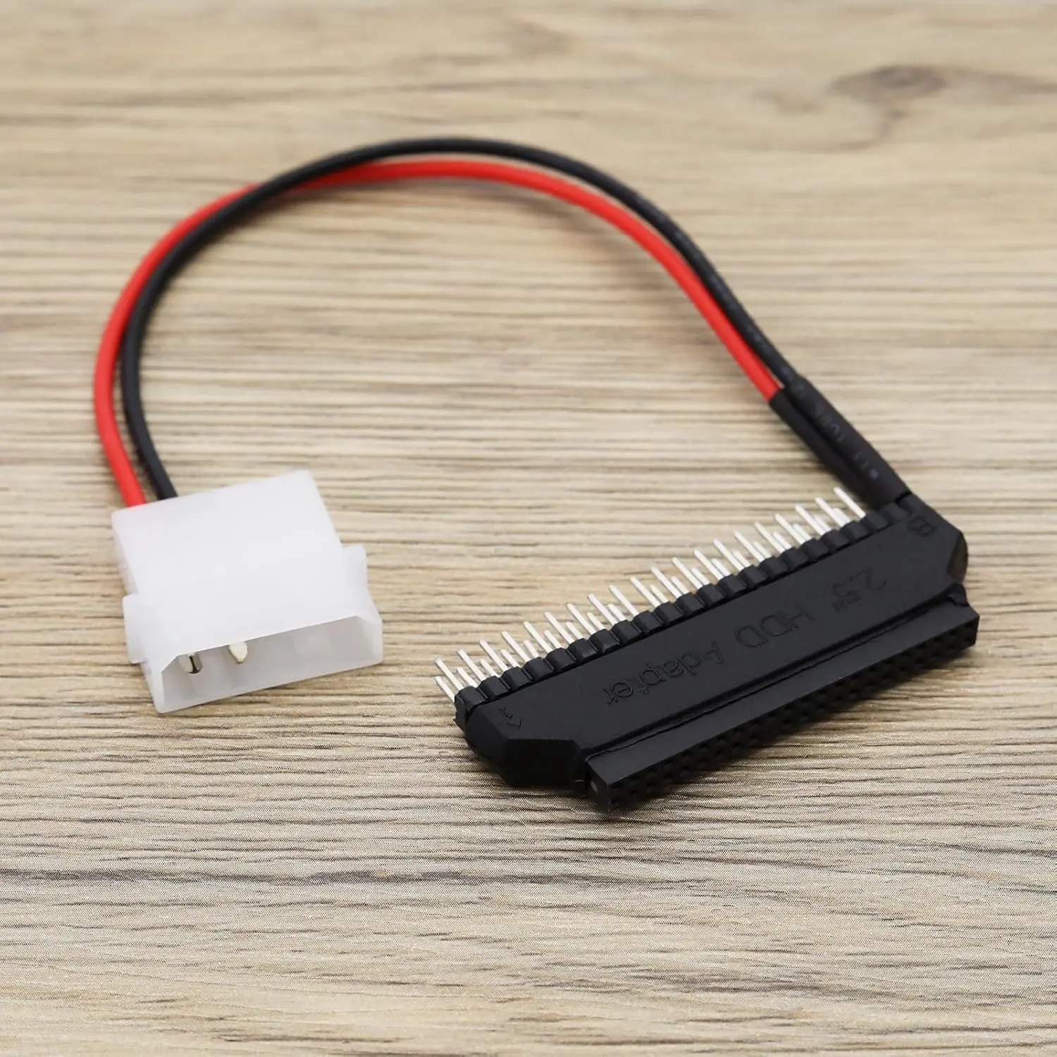 With Power Cord, 2.5-Inch IDE to 3.5-Inch IDE, 2.5-3.5 IDE Adapter Card, 44Pin Female to 40Pin Male Large to Small Adapter Card