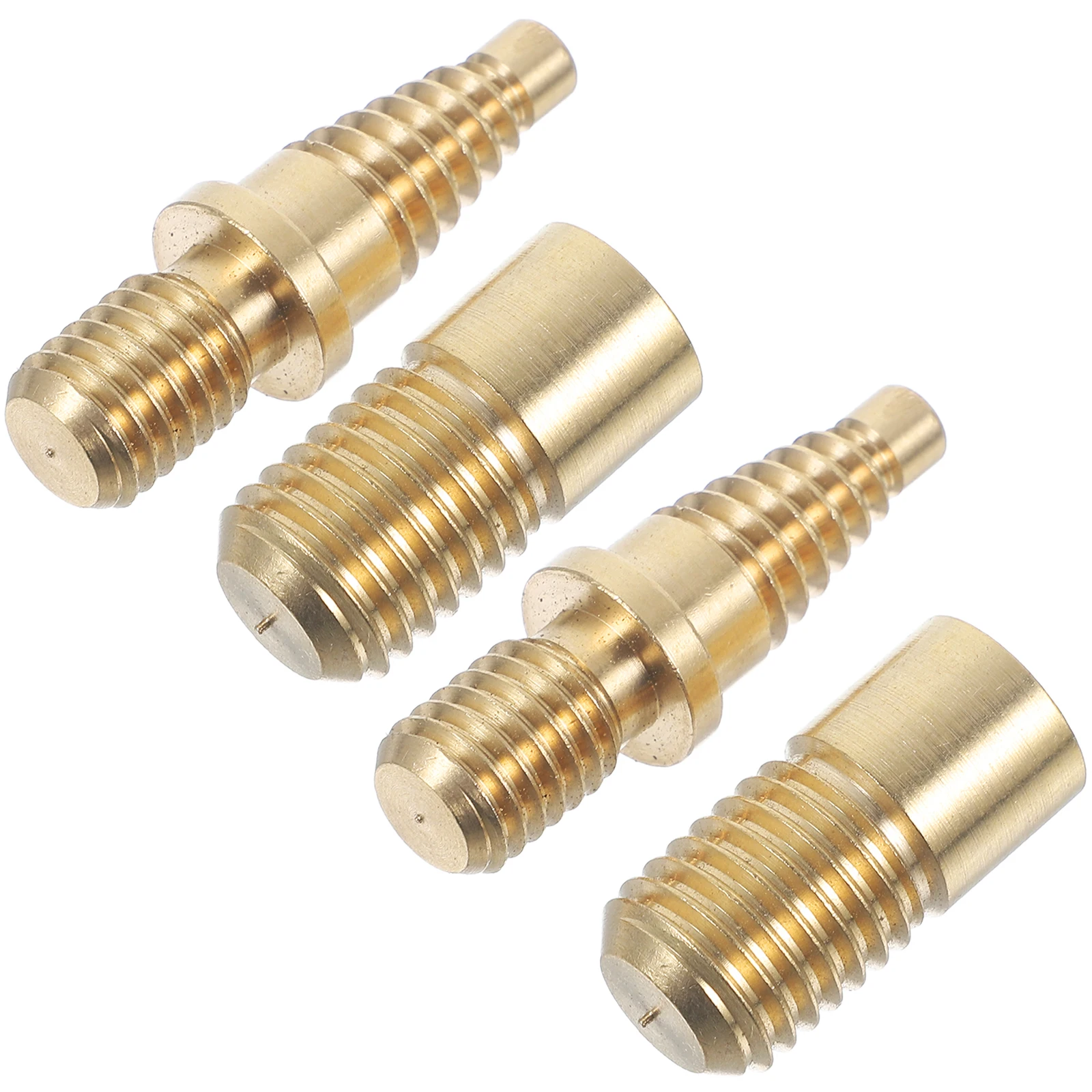 

2 Sets Pool Cue Extension Screws Copper Joint Parts Heavy Duty Connecting Supplies Accessories Pool Rod Long Handle