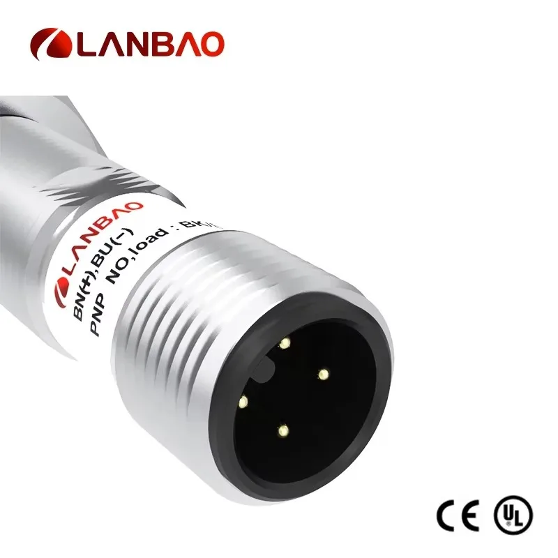 High Pressure Resistant Series Cylindrical IP68 500Bar M12 Connector CE for Certified Inductive Proximity Sensor