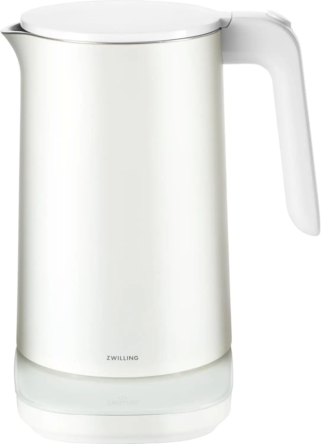 Enfinigy 1.5-Liter Cool Touch Stainless Steel Electric Kettle Pro, Tea Kettle, White