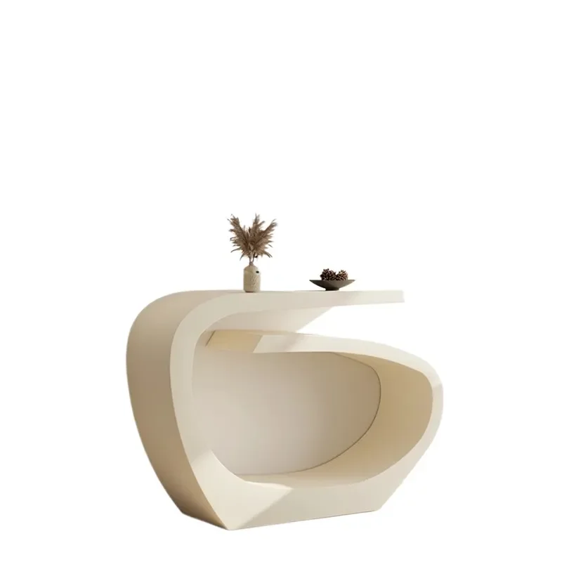 for Light Luxury Italian Style Modern Metal Multi Function Entrance Table with Front Door Function