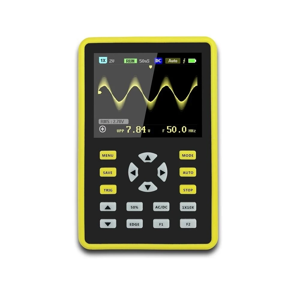 I-5012H 2.4-inch Screen Digital Oscilloscope 500MS/s Sampling Rate 100MHz Analog Bandwidth Support Waveform Storage