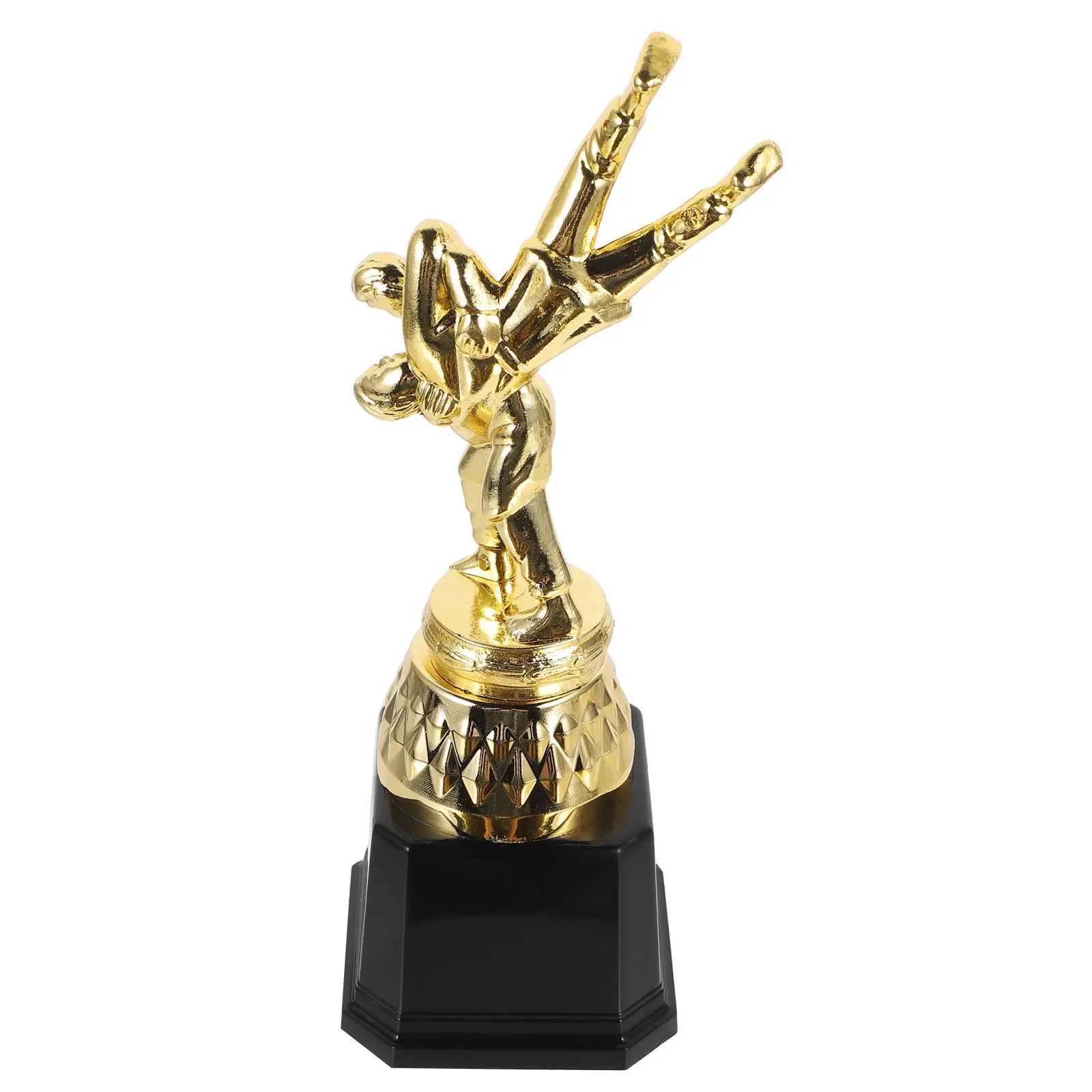 Plastic Wrestling Trophy Durable Award Cup Kids Sports Competition Kindergarten Decorative Prize Champion Model