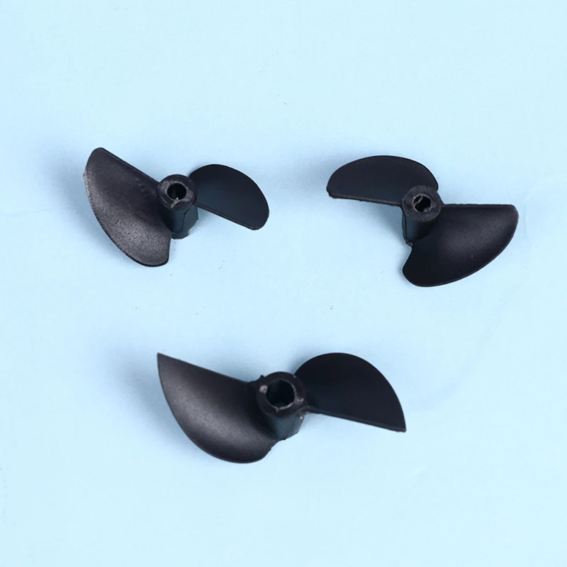 2PC RC Boat Oar Quant Two Blades Paddle 2 Blades Nylon Boat Propeller High Strength For 30-42mm Rc Prop Shaft