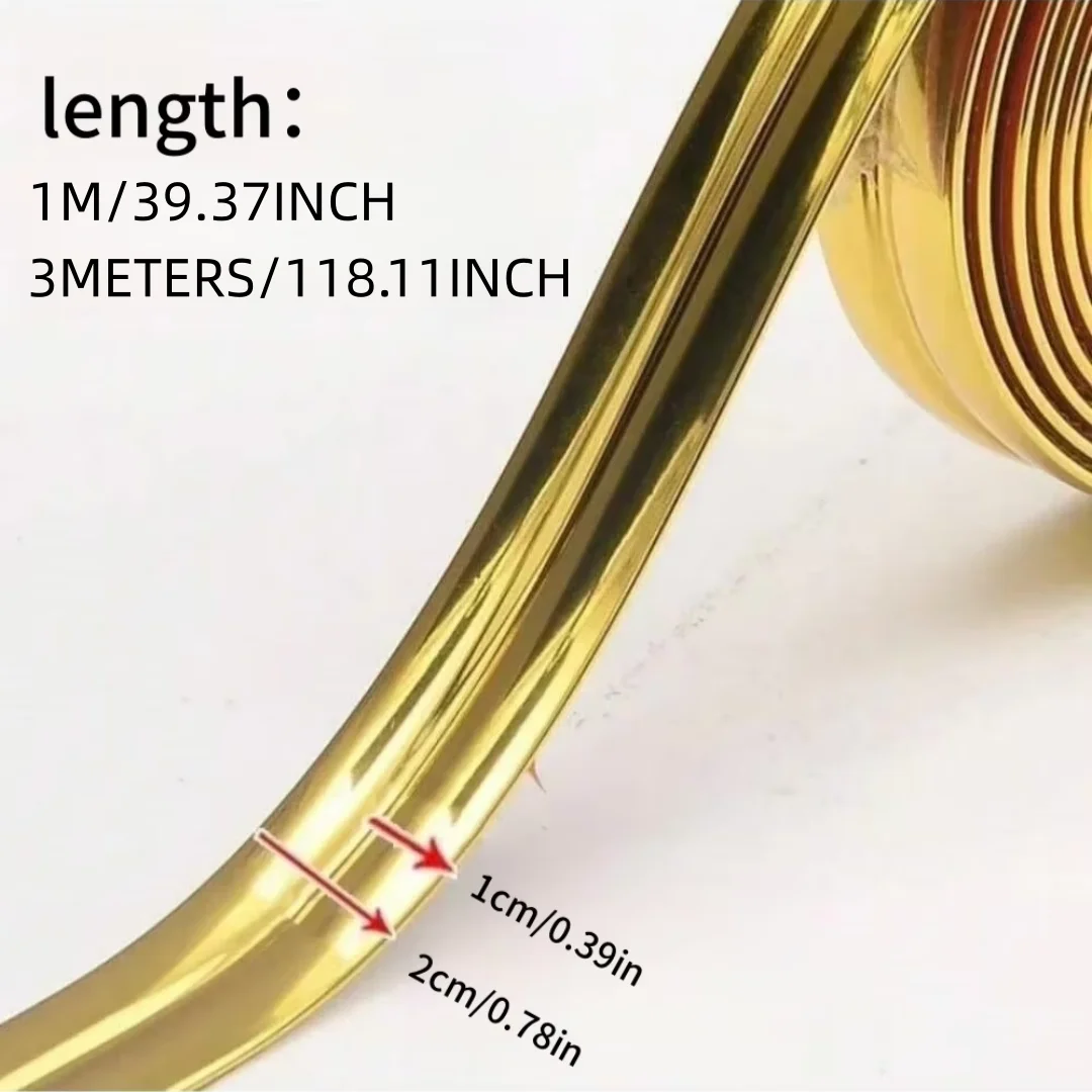 1PC 3/1m Wall Corner Protector Moulding Trim, Flexible Wall Trim Peel and Stick Trim Molding, Soft PVC Molding Trim Edge Guard