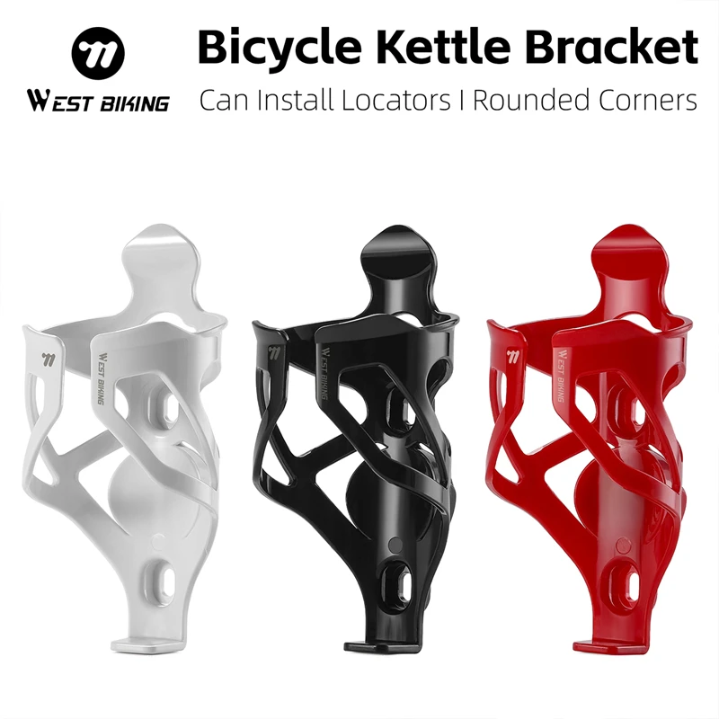

WEST BIKING Bicycle Kettle Bracket PC High Toughness Ultralight Cycling Bottle Holder With AirTag MTB Road Bike Accessories