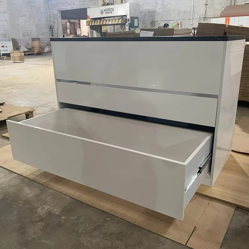 Bathroom Product Display Rack Washbasin Faucet Display Cabinet Sanitary Sliding Drawer Sink Cabinet