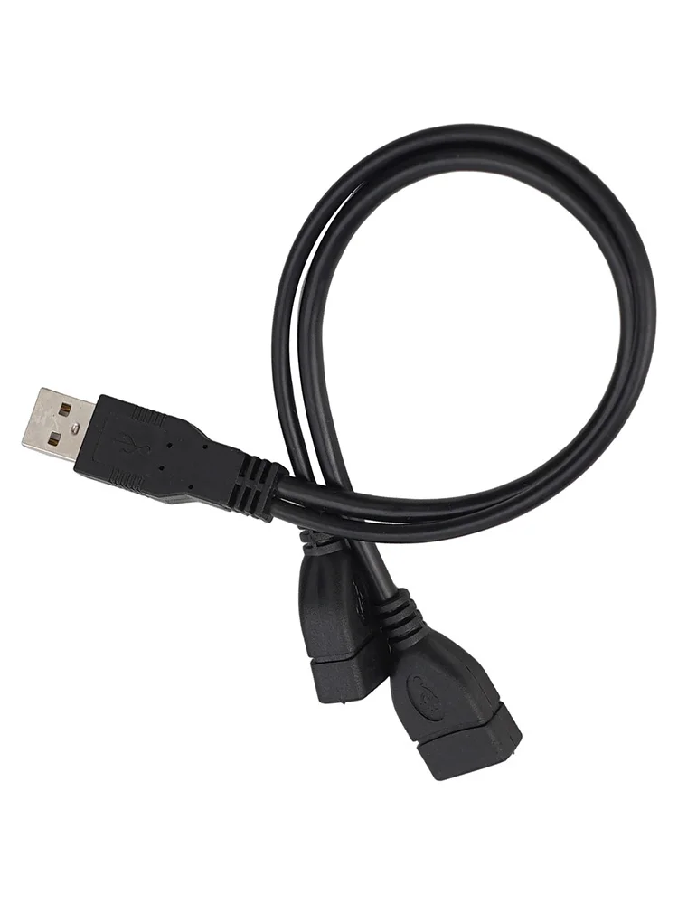 Convenient USB 2 0 A Male To 2 Dual USB Male Y Splitter Hub Power Cord Adapter Cable for Easy Connection Setup